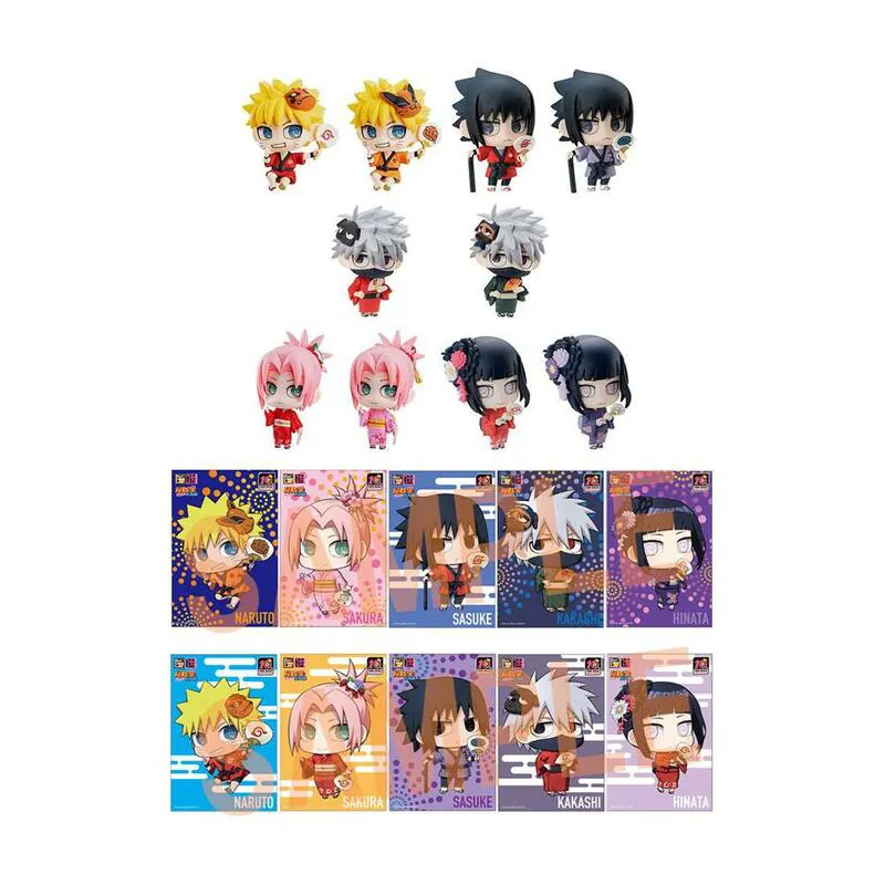 Set - 10th Anniversary - Naruto Shippuden Petit Chara Land (10 Figuren)