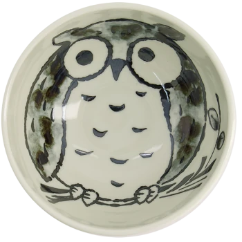 Kawaii Bowl - Eulen - Blau von Tokyo Design Studio (600ml)