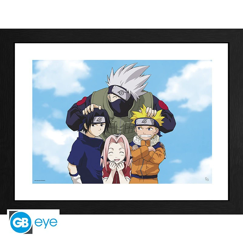 Naruto - gerahmtes Poster - Team 7 - ABYStyle