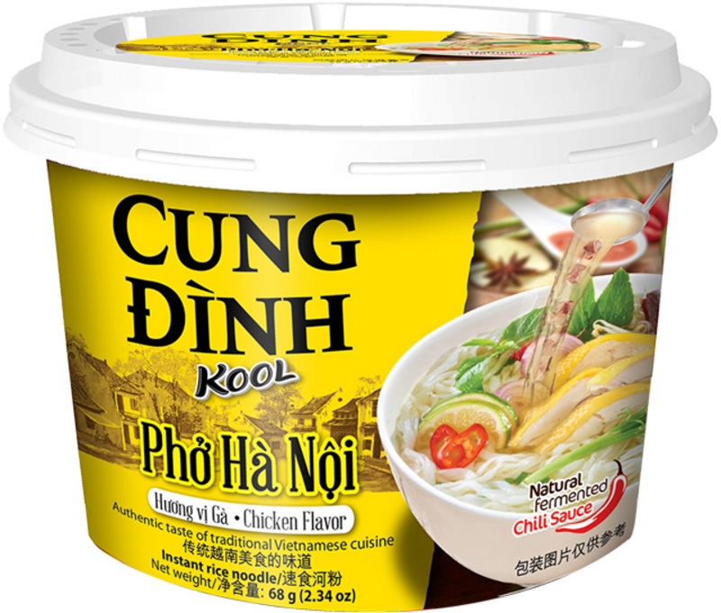 Cup-Reisbandnudeln - Pho Ga nach Ha Noi Art mit Hühnerfleischgeschmack von KOOL