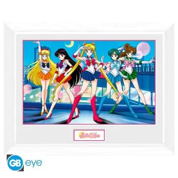 Sailor Moon - weiß gerahmtes Poster - Gruppe - ABYStyle