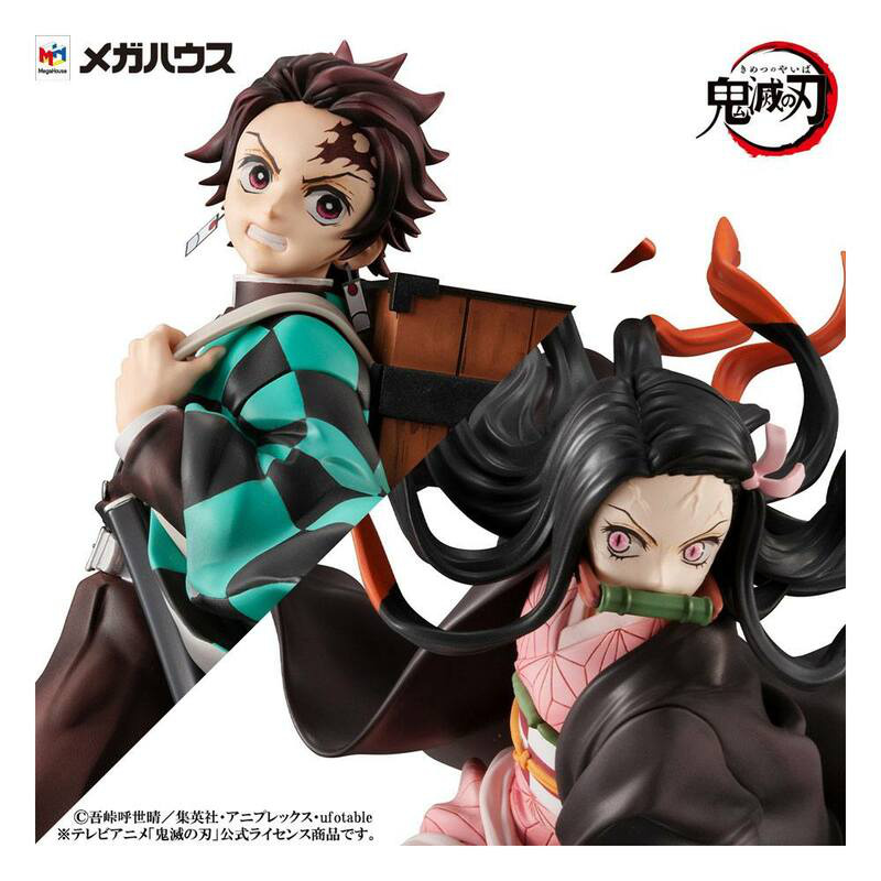 Tanjiro und Nezuko Kamado - Kamado Kyoudai Set - Precious G.E.M. - Megahouse