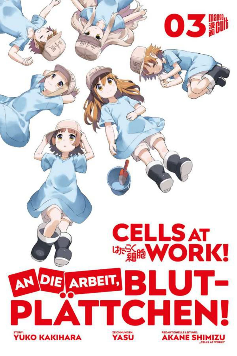 Cells at Work! An die Arbeit Blutplättchen - Manga Cult - Band 3