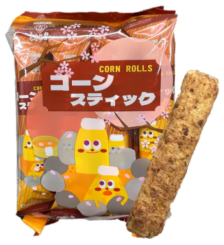 Knusprige Mais Rolle mit Schokolade von Tokimeki