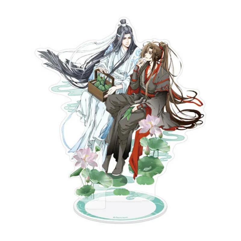 Wei Wuxian & Lan Wangji (Jiao shu Jin Jie Version) - The Master of Diabolism / Mo Dao Zu Shi - Acrylaufsteller, Acrylblock, Glitzer Button + Karte Set - Hobby Rangers