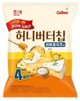 Koreanische Kartoffelchips mit Honig und Käse von Calbee HAITAI