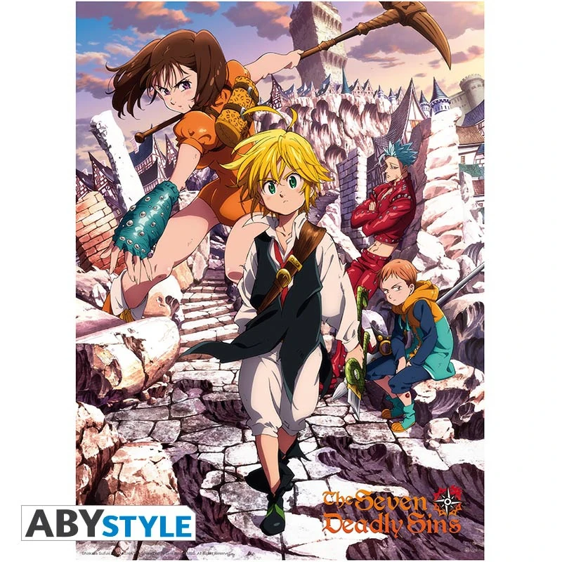 The Seven Deadly Sins - Gruppen Poster von ABYStyle