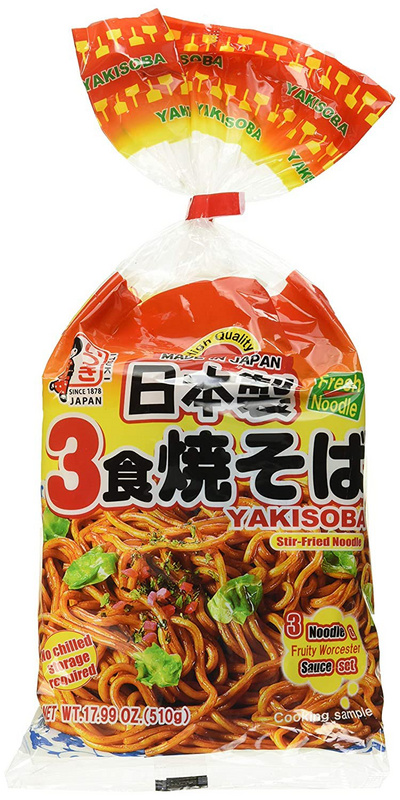 Japanische Yaki Udon Nudeln mit Sauce von Itsuki [3 Portionen]