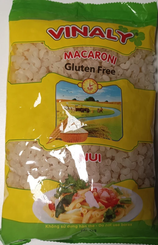 Glutenfreie Mini Reis Macaroni von Vinnally