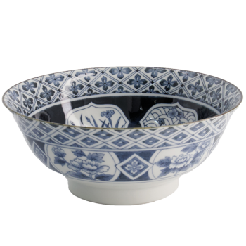 Ramen Bowl - Madori-Bishi-Botan - Blau von Tokyo Design Studio (1300ml)