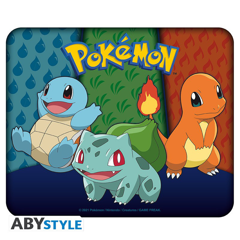 Pokemon - Flexibles Mousepad - Kanto Starters - ABYStyle