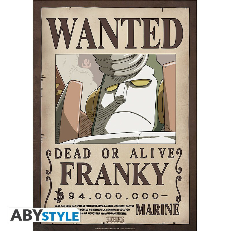 "Ruffy's Crew Wano" - One Piece - Portfolio 9 Wanted Poster (21 x 29,7 cm) - AbyStyle