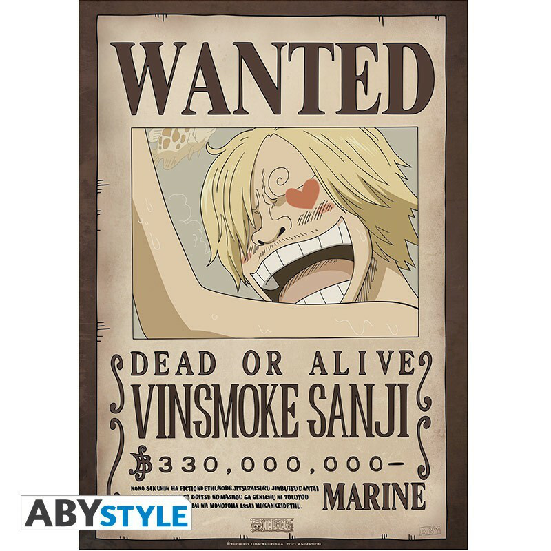 "Ruffy's Crew Wano" - One Piece - Portfolio 9 Wanted Poster (21 x 29,7 cm) - AbyStyle