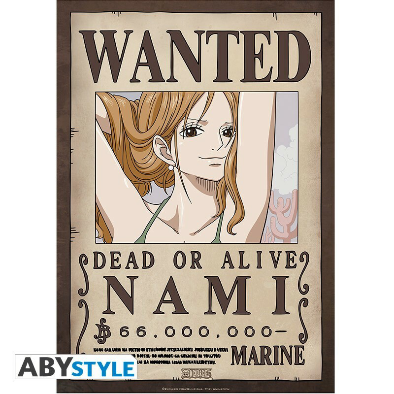 "Ruffy's Crew Wano" - One Piece - Portfolio 9 Wanted Poster (21 x 29,7 cm) - AbyStyle