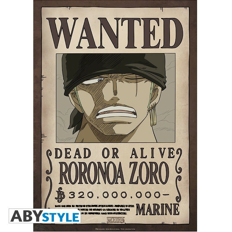 "Ruffy's Crew Wano" - One Piece - Portfolio 9 Wanted Poster (21 x 29,7 cm) - AbyStyle