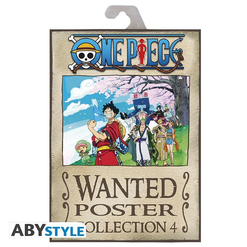 "Ruffy's Crew Wano" - One Piece - Portfolio 9 Wanted Poster (21 x 29,7 cm) - AbyStyle