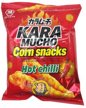 Japanische Karamucho Chili Mais Chips von Koikeya