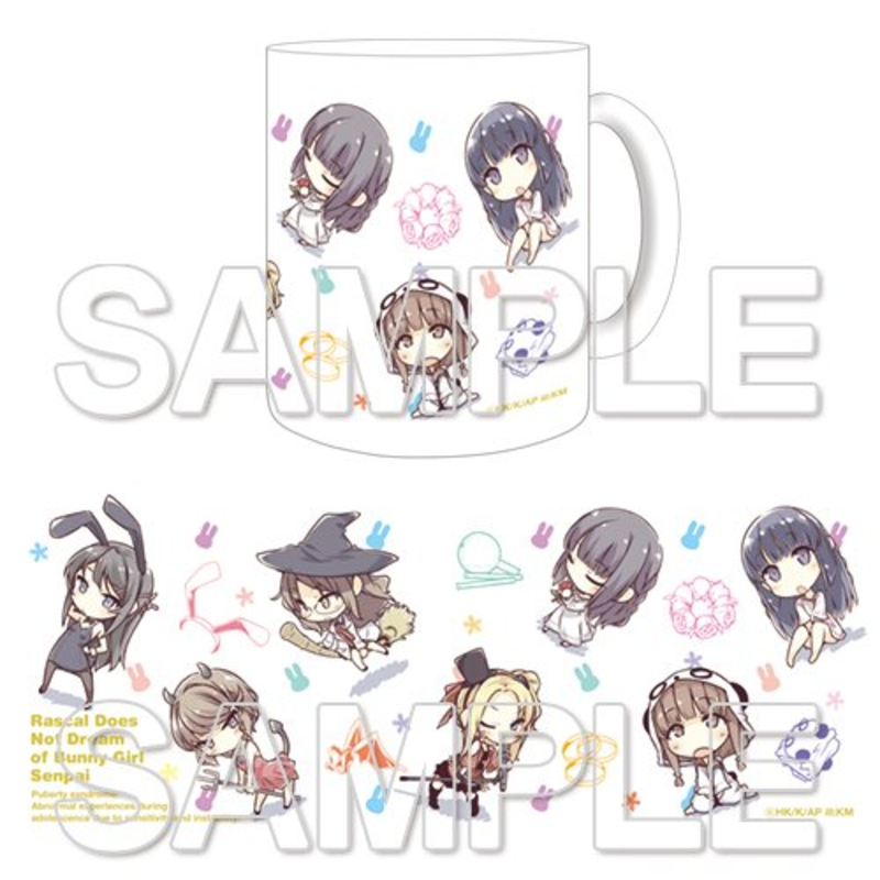 Chibi Party - Rascal Does Not Dream of Bunny Girl Senpai - Tasse - Kadokawa