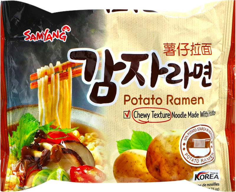 Instant-Nudeln - Potato Ramen (Kartoffelnudeln) von SamYang