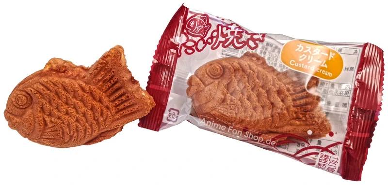 Taiyaki mit Vanille-Creme von Haraya (5er Packung)