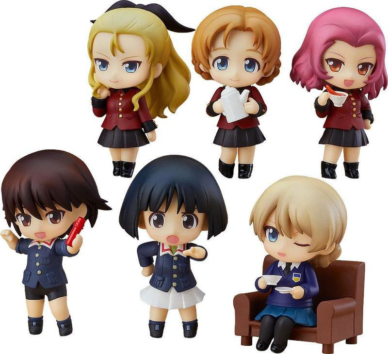 das Finale 6er-Pack - Girls und Panzer Nendoroid Petite