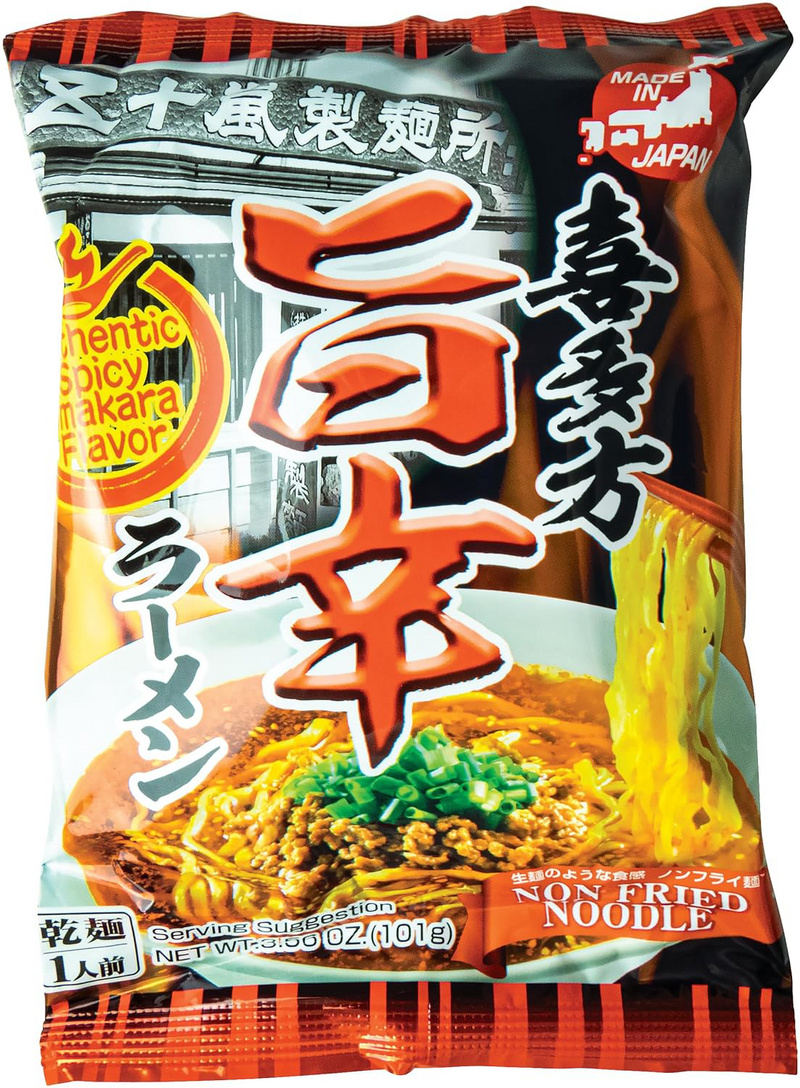 Original Japanische Kitakata Spicy Umakara Ramen von Igarashi Seimen