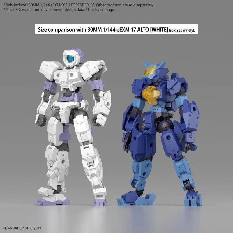 eEXM-S03H Forestieri 03 - 30 Minutes Missions - Model Kit - Bandai Spirits