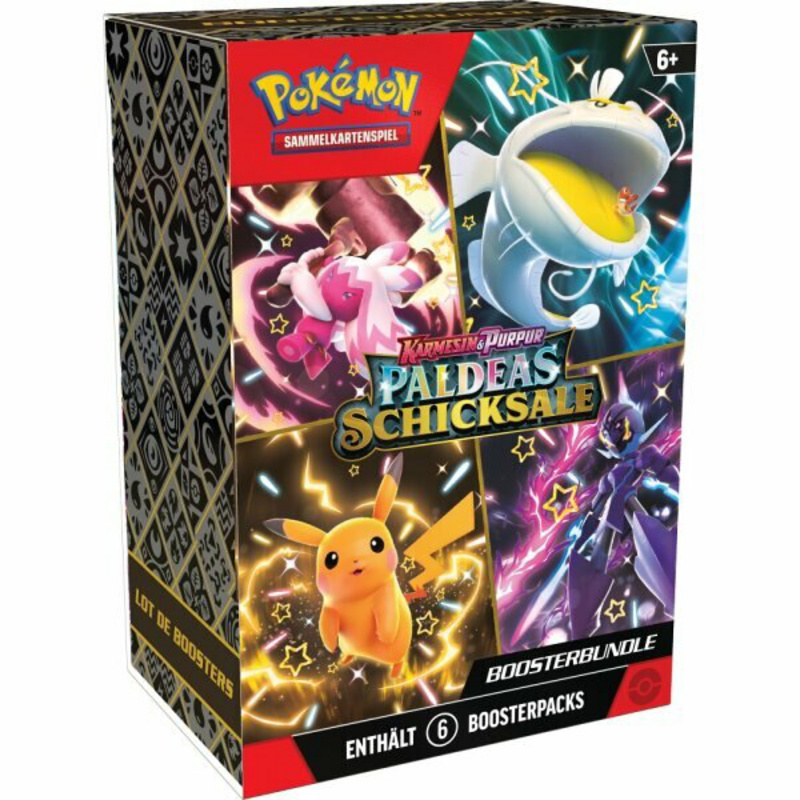 Pokémon TCG - Pokémon - Karmesin & Purpur (4.5) - Boosterbundle - Paldeas Schicksale 