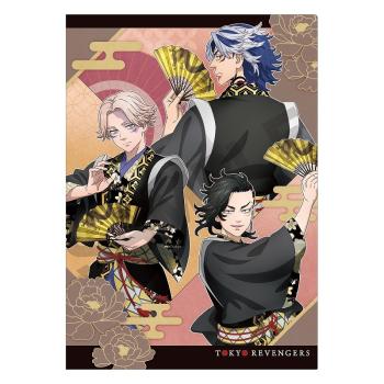 Hajime Kokonoi Seishu Inui & Taiju Shiba - Tokyo Revengers (Festival Red Version) - Clear File / Aktenhülle A4 -  Crux