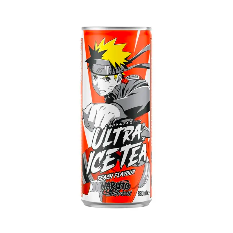 Pfirsich Tee in der Dose - [Limitierte Version] Naruto Uzumaki - Naruto Shippuden - von ULTRA ICE TEA (Inklusive 25 Cent Pfand) [EINWEG]