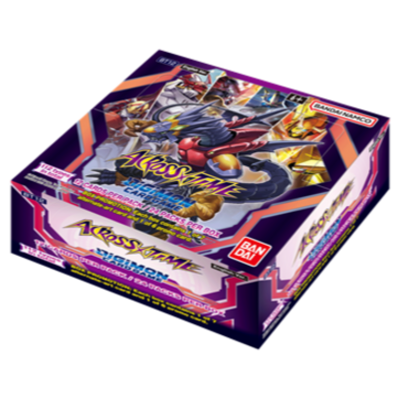 Across Time - Digimon Card Game - Booster Display - Englisch (24 Booster mit je 12 Karten)