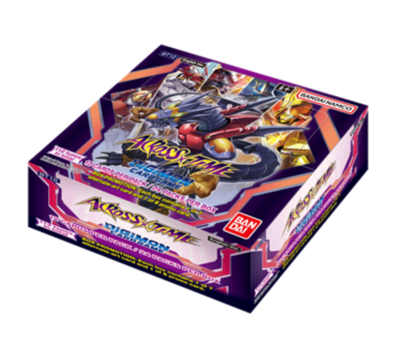 Across Time - Digimon Card Game - Booster Display - Englisch (24 Booster mit je 12 Karten)