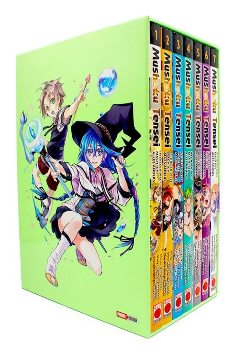 Mushoku Tensei - In dieser Welt mach ich alles anders - Panini - Komplettbox (Band 1-7) im Sammelschuber