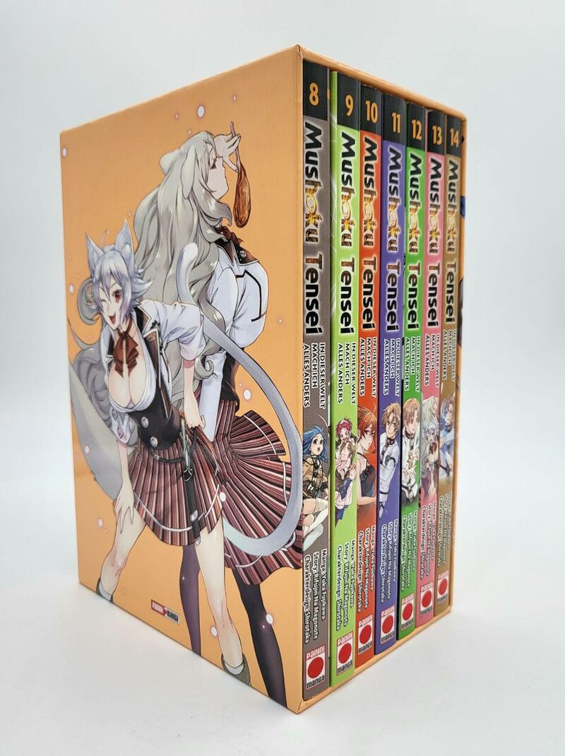 Mushoku Tensei - In dieser Welt mach ich alles anders - Panini - Komplettbox (Band 8-14) im Sammelschuber