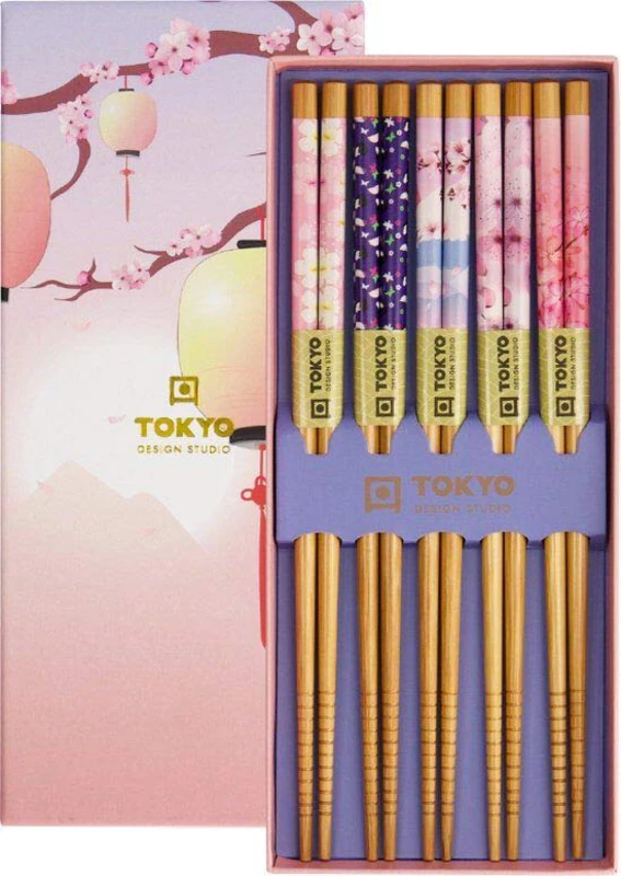 Tokyo Design Studio | Chopsticks Giftset Pink Lantern