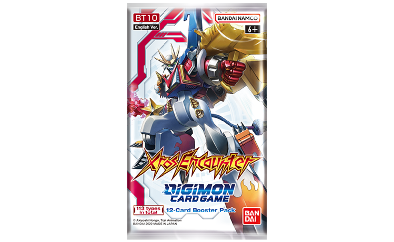 Xros Encounter (BT-10) - Digimon Card Game - Booster Packung - Englisch (12 Karten)