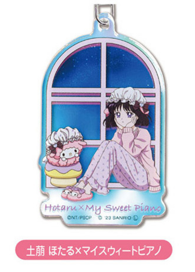 Hotaru Tomoe x My Sweet Piano - Acrylanhänger - Sailor Moon x Sanrio Characters Aurora TYPE 10