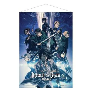 Key Visual 2 - Attack on Titan Wallscroll - Pop Buddies (50 x 70 cm)