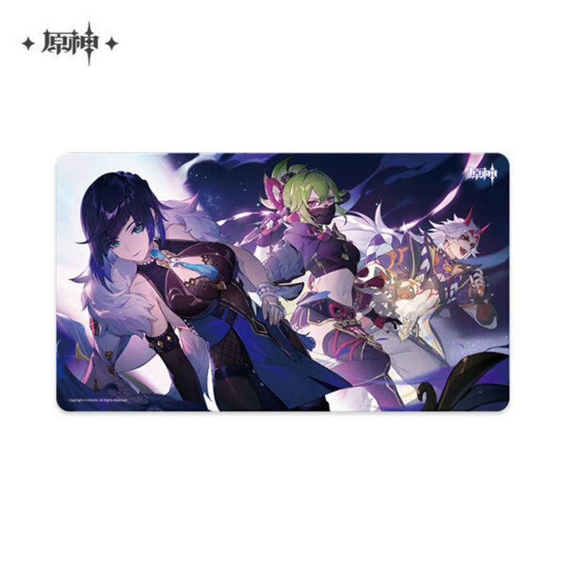 Yelan, Kuki Shinobu & Itto  - Genshin Impact Hidden Dreams in the Depths - Mousepad /Spielmatte - miHoYo