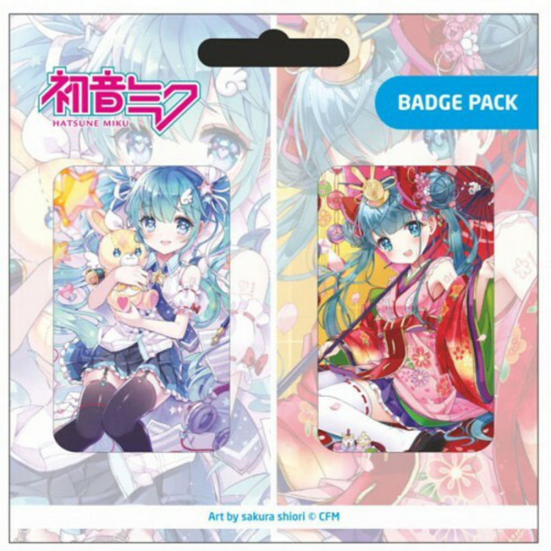 Hatsune Miku Button-Set (Art by SAKURA SHIORI) - Pop Buddies