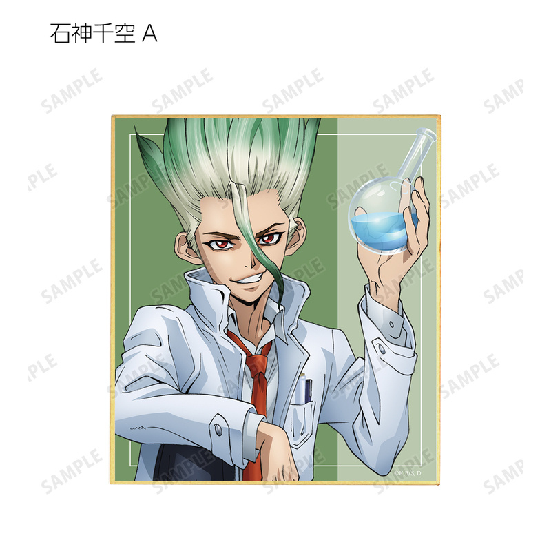 Lucky Box - Dr. Stone (Original Illustration Before Petrification Version) - Trading Mini Shikishi - Armabianca