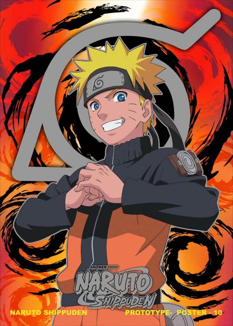 Naruto (Ready) - Naruto Shippuden - Hochglanz Poster - SUNJA