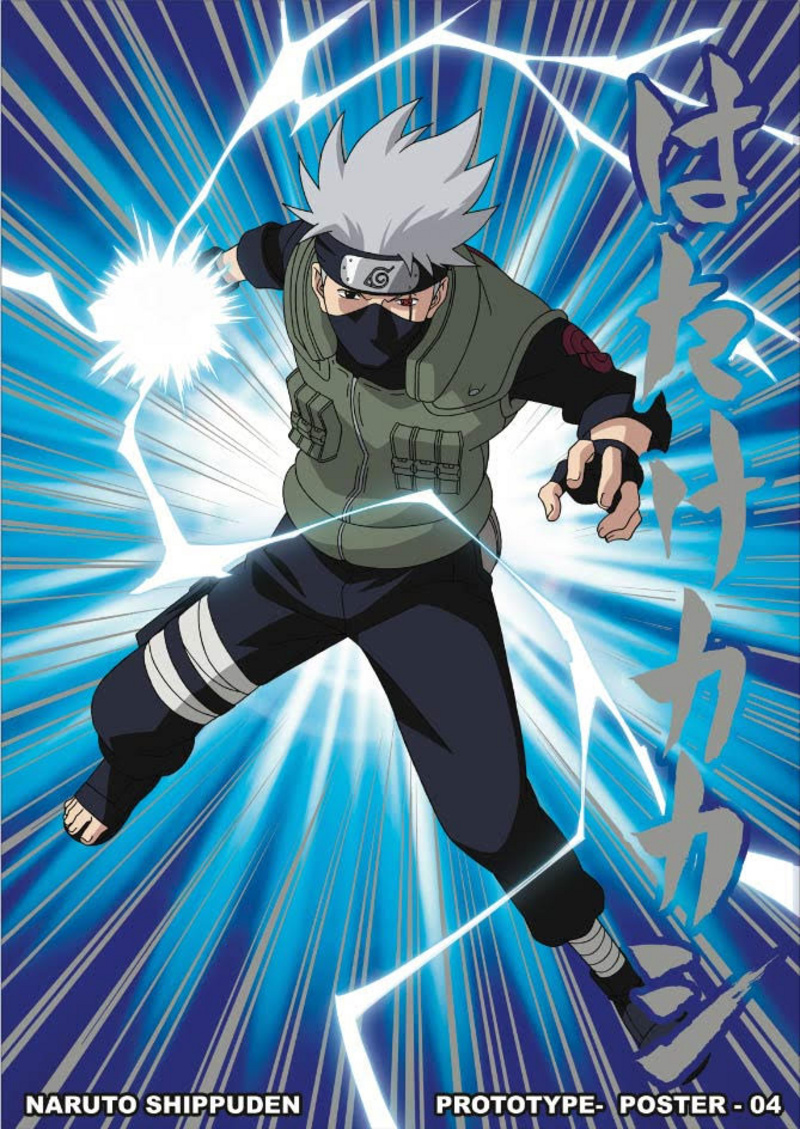 Kakashi Hatake - Naruto Shippuden - Hochglanz Poster - SUNJA