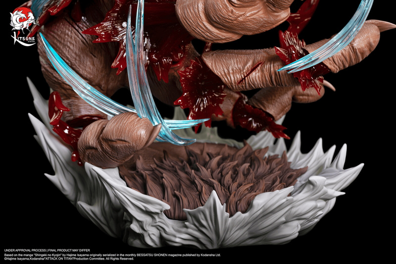 Levi Vs Beast Titan - Attack on Titan - Kitsune Statue