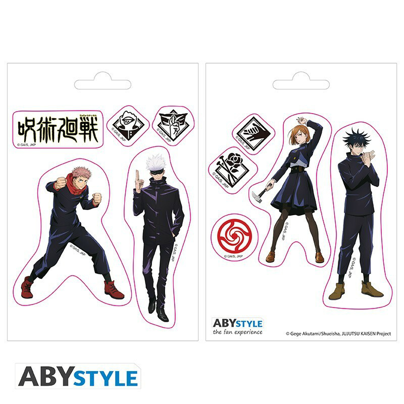 Jujutsu Kaisen - "Tokyo Jujutsu High" - Mini Sticker Set - ABYStyle