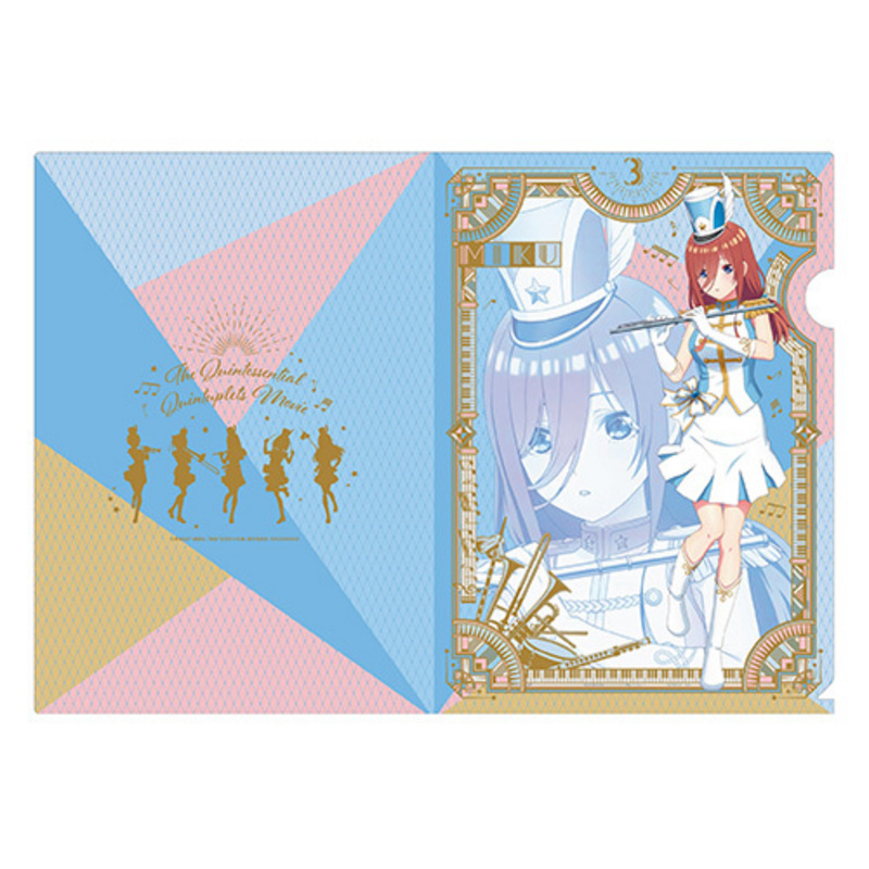 Miku Nakano (Marching Band) - The Quintessential Quintuplets Movie - Clear File / Aktenhülle - Ensky