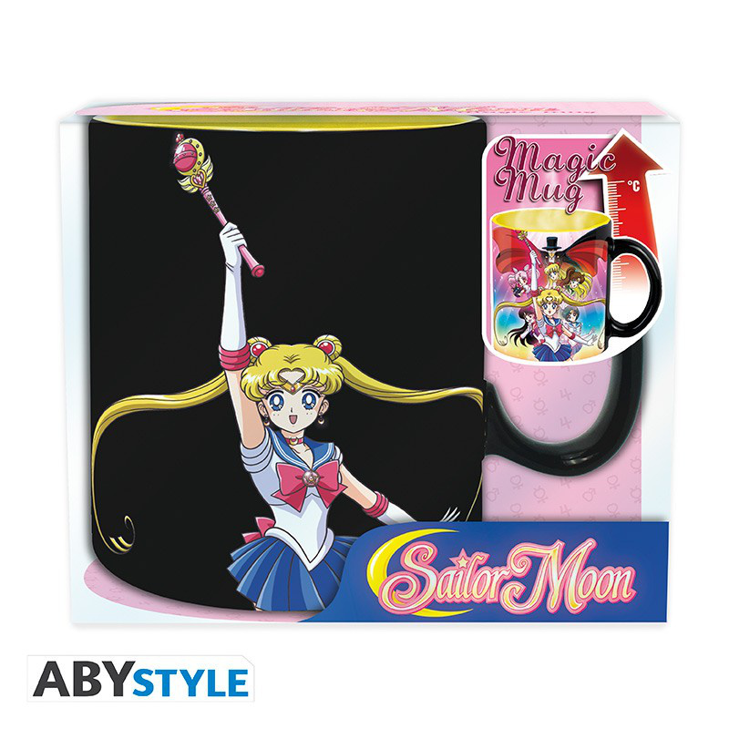 AnimeFanShop.de - Sailor Moon - Hot & Cold Tasse - Group - AbyStyle