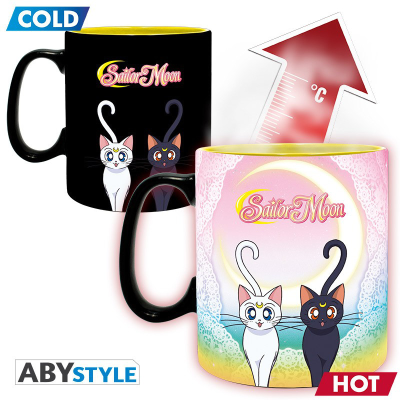 AnimeFanShop.de - Sailor Moon - Hot & Cold Tasse - Group - AbyStyle