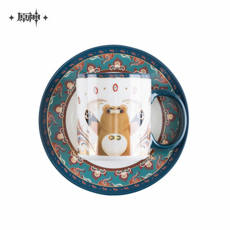 Guoba - Geschirr Set (Teller, Tasse und table mat) - Genshin Impact - miHoYo