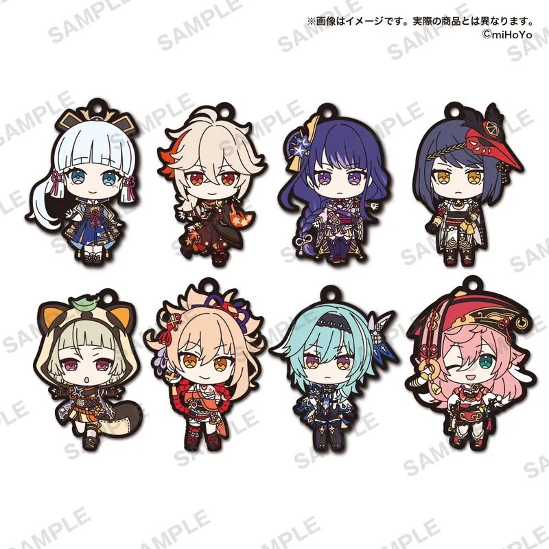 Lucky Box - Genshin Impact (Capsule Rubber Strap Vol. 5) - Gummianhänger - Bushiroad Creative